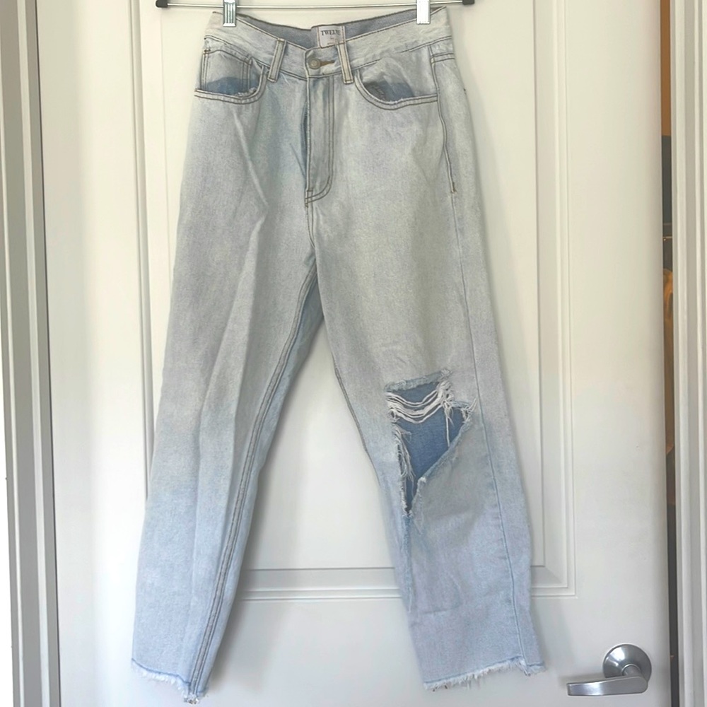shop these three - size 27 jeans with a few rips